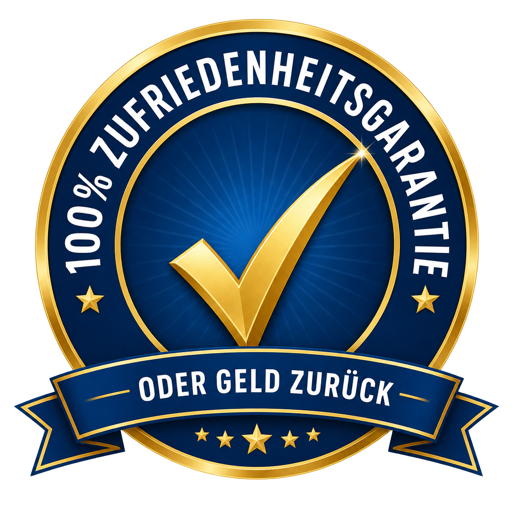 100% Zufriedenheitsgarantie oder Geld zurück
